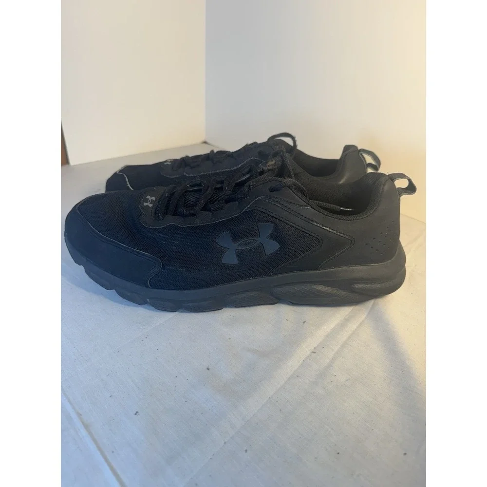 Size 9.5 - Under Armour Charged Assert 8 Marble Black